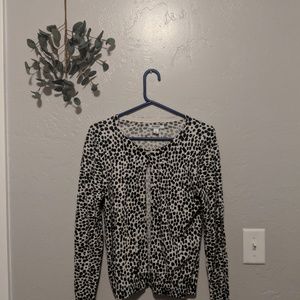 Old Navy leopard cardigan